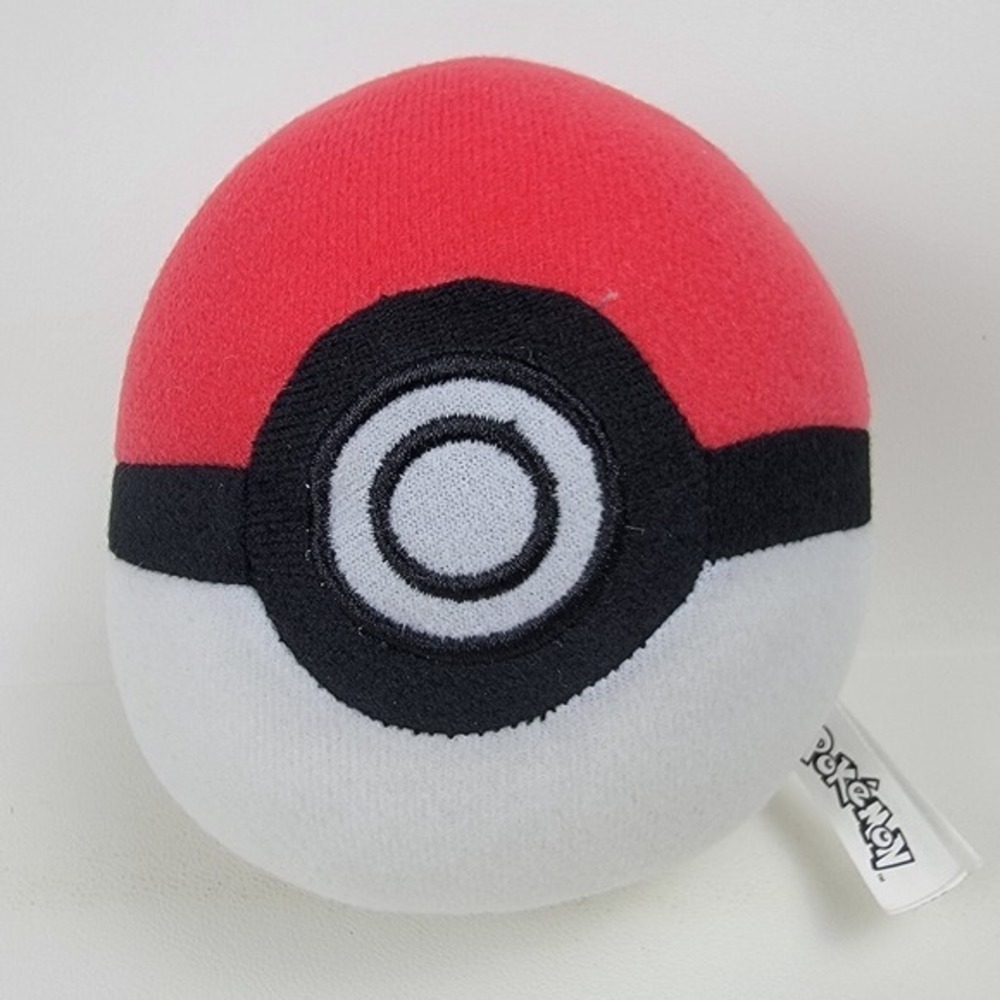 Pokemon Poke Ball 5" Plush Nintendo Toy Factory Gotta Catch 'Em All Stuffed Toy